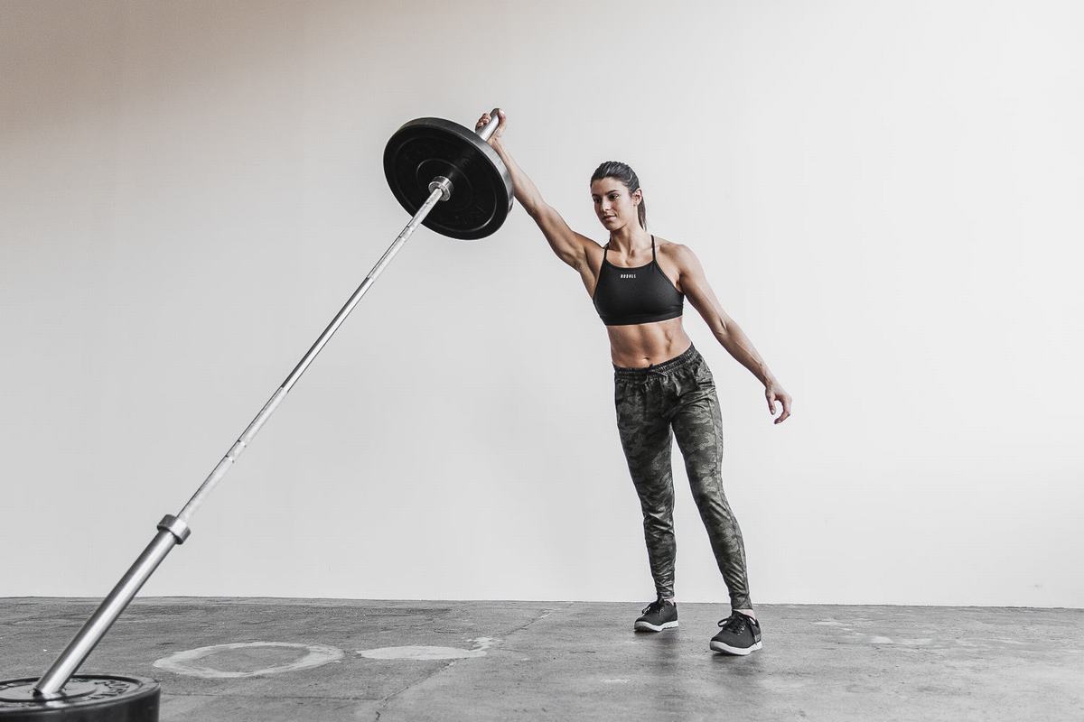 Nobull Women's Joggers Grey Camo | Australia (TV3257)